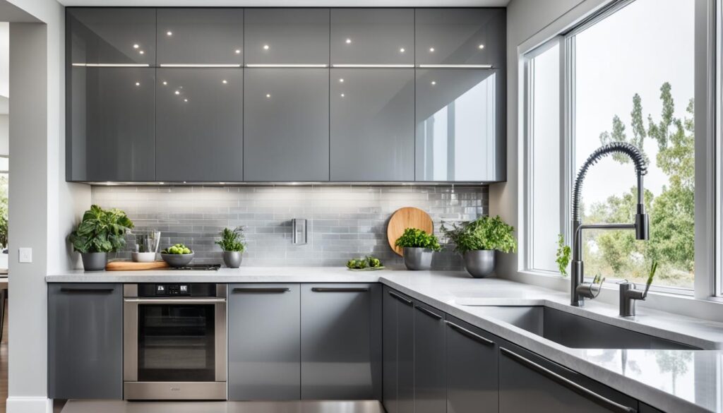 grey kitchen design