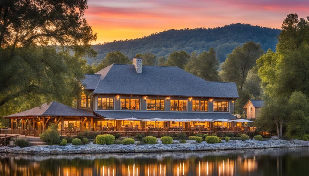 scenic views of The Oaks Lakeside Kitchen