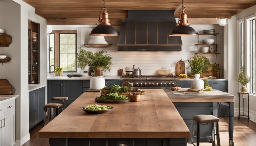 shiplap island countertop