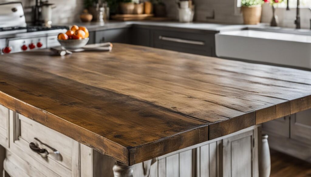 shiplap kitchen island maintenance