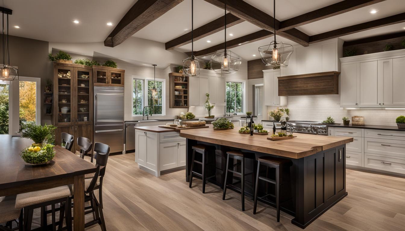 shiplap kitchen island