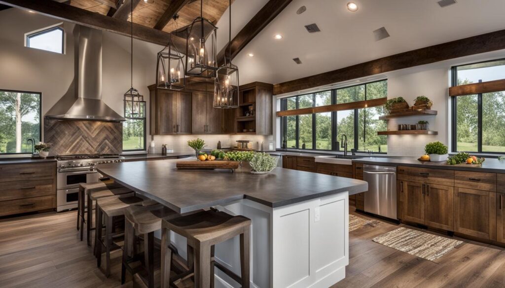 Open-Concept Barndominium Kitchen Ideas