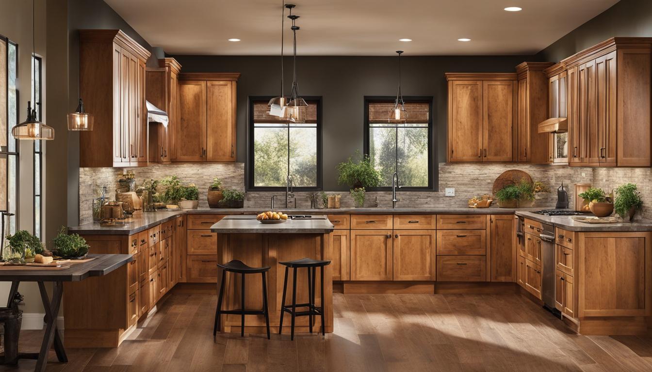 alder kitchen cabinets