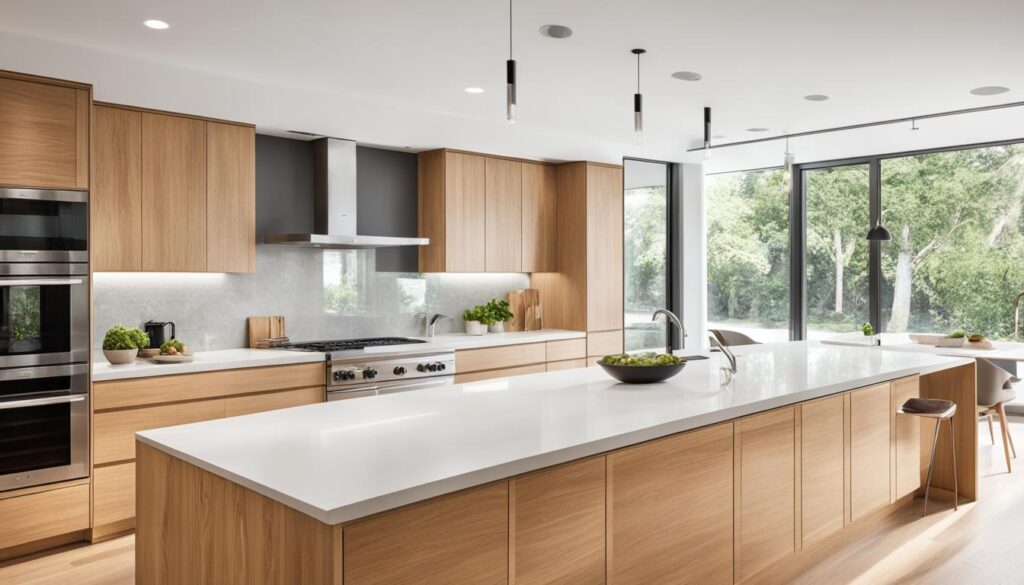 white oak cabinets for modern kitchens