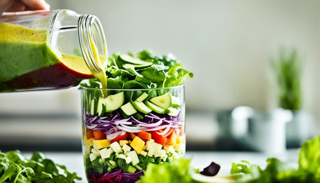 Fresh Salad with Tangy Dressing