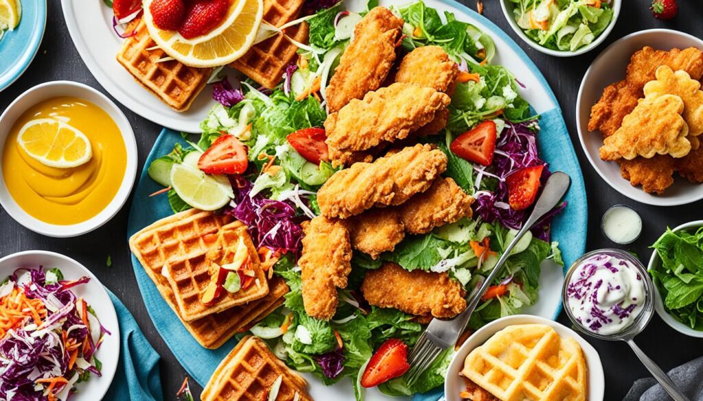 best sides for chicken and waffles