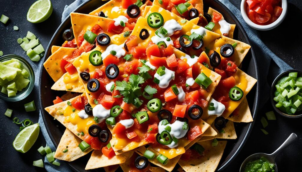 cheesy nachos