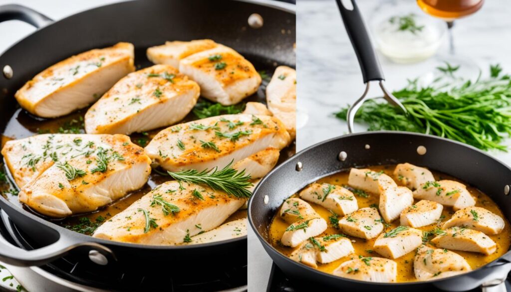 how to cook thin sliced chicken breast