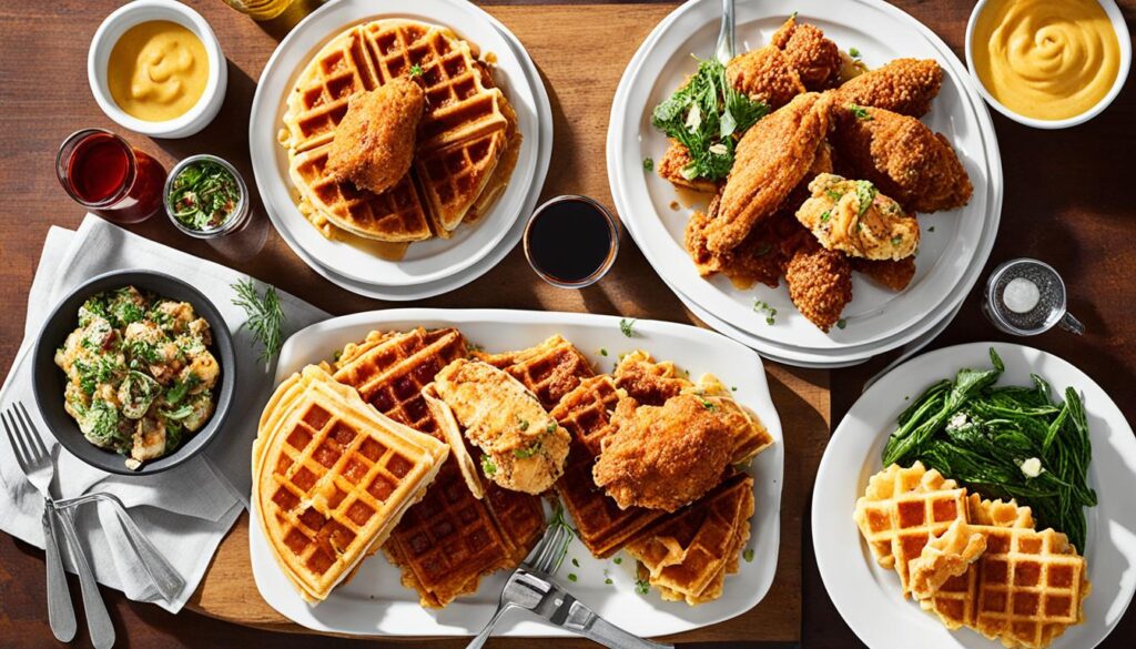 savory sides for chicken and waffles