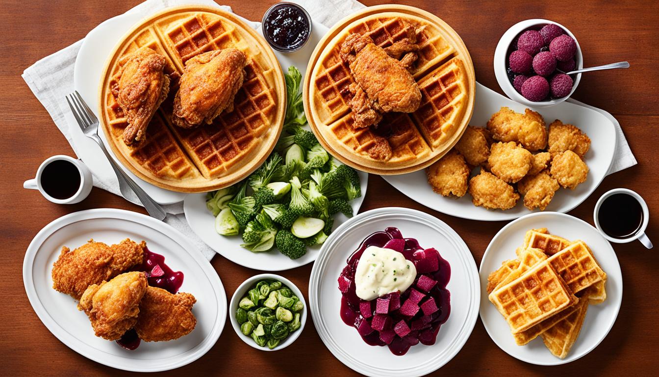 what to serve with chicken and waffles