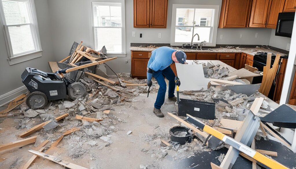 kitchen demolition and removal