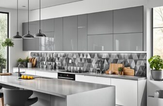 what colour splashback with grey kitchen