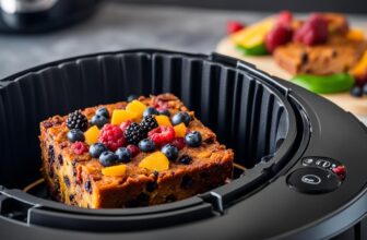 how long to cook fruit cake in air fryer