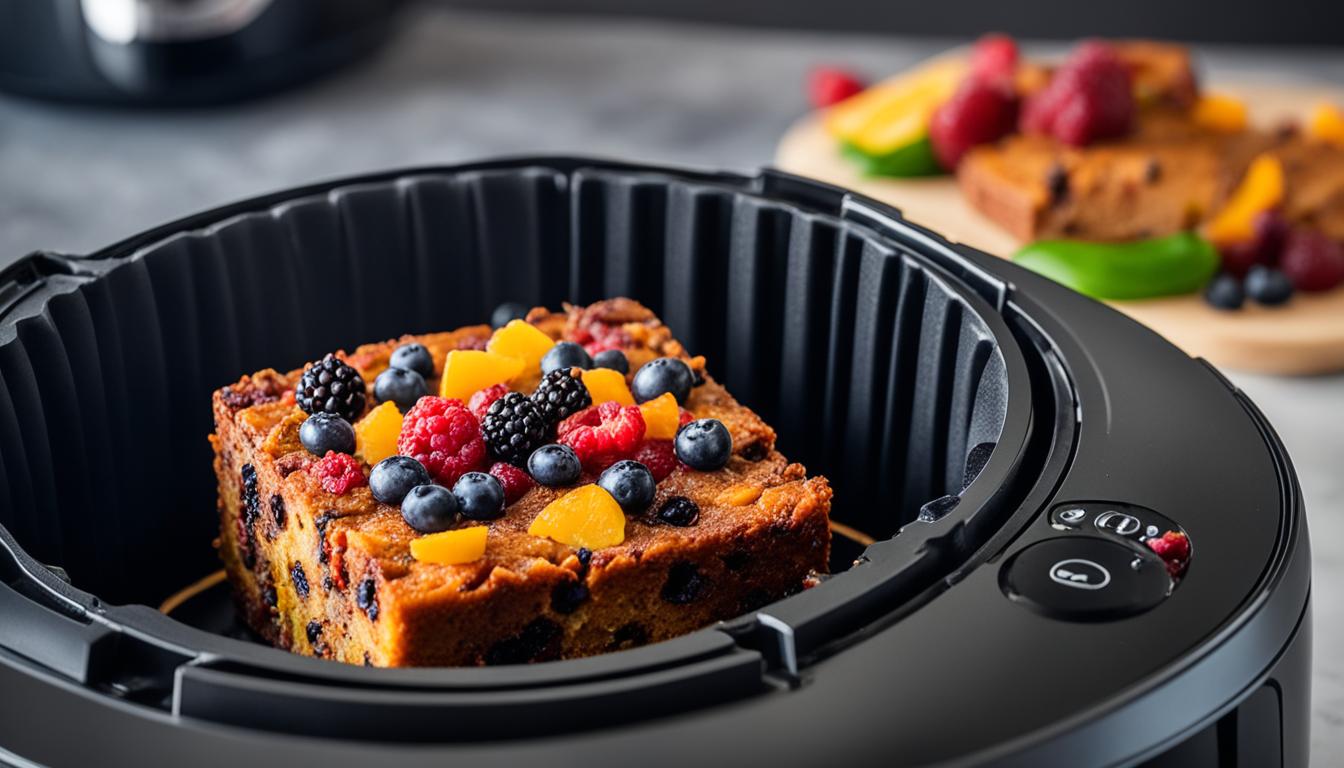 how long to cook fruit cake in air fryer