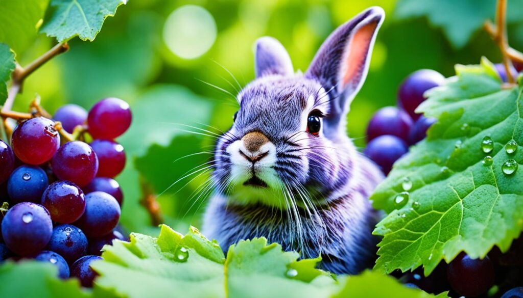 Grapes for rabbits