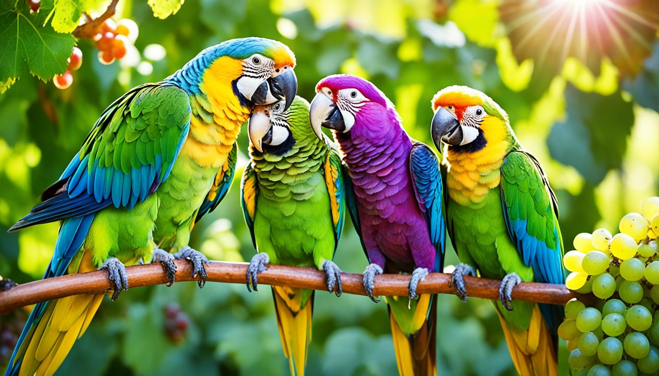 can parrots eat grapes