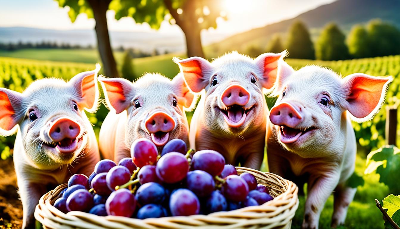 can pigs eat grapes