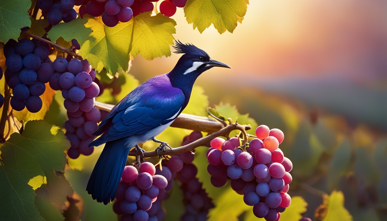 do birds eat grapes