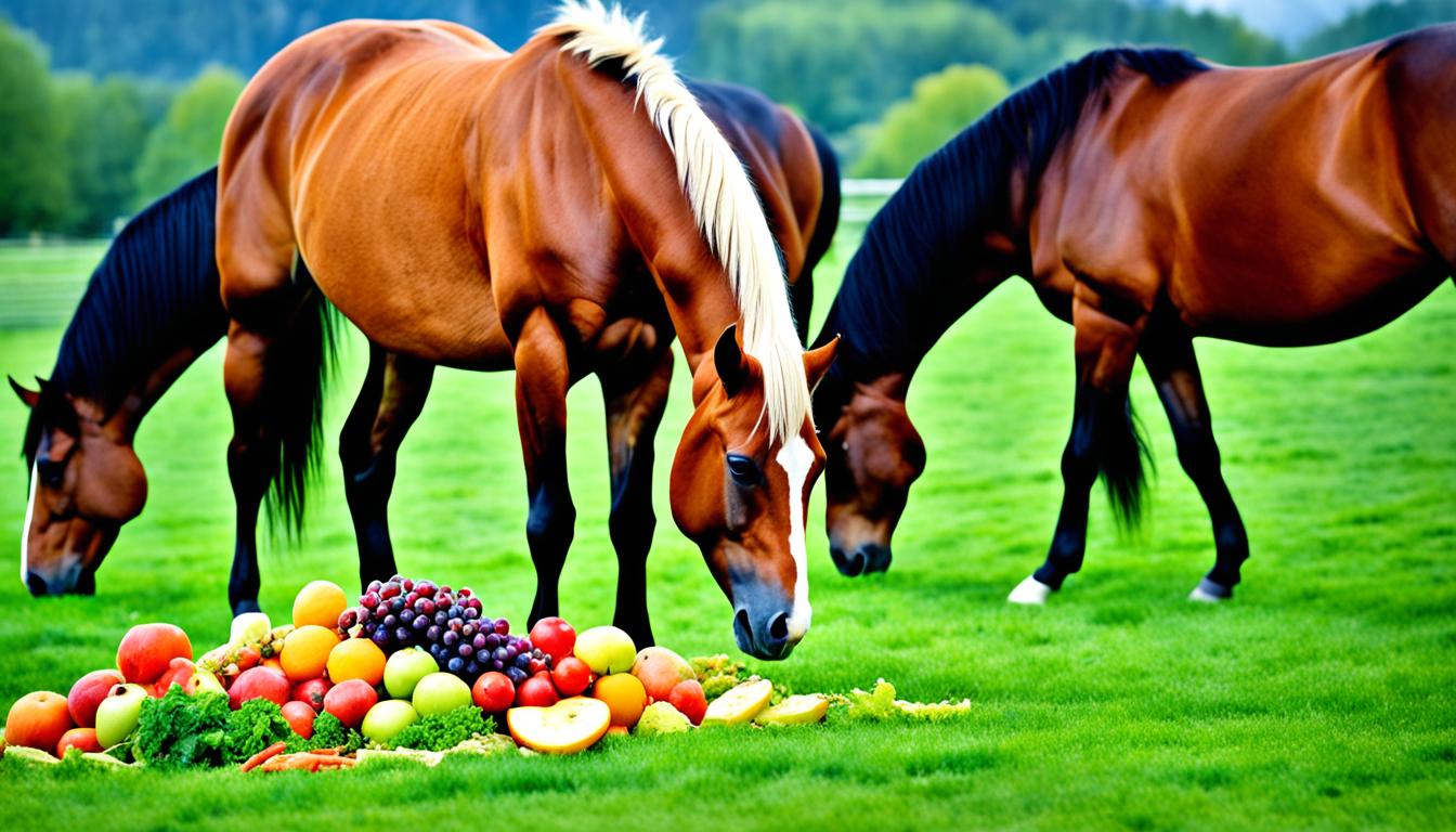 do horses eat grapes