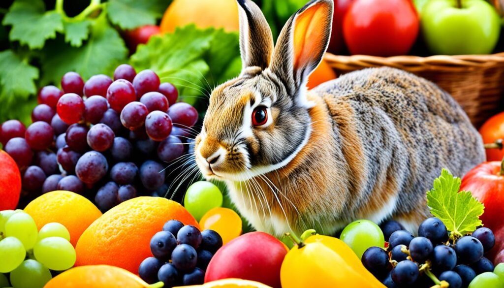 grape nutrition for rabbits