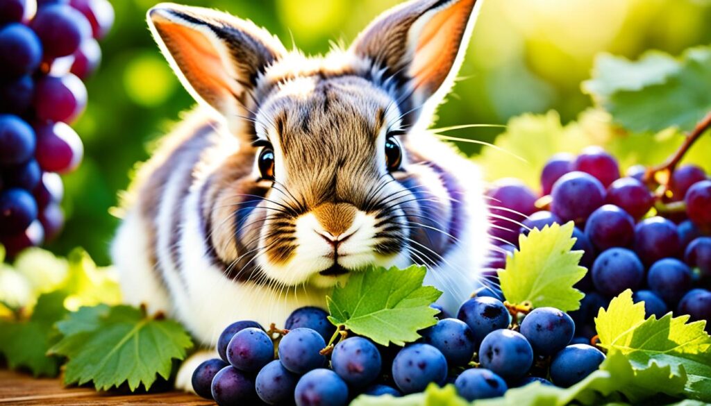 grapes nutrition for rabbits