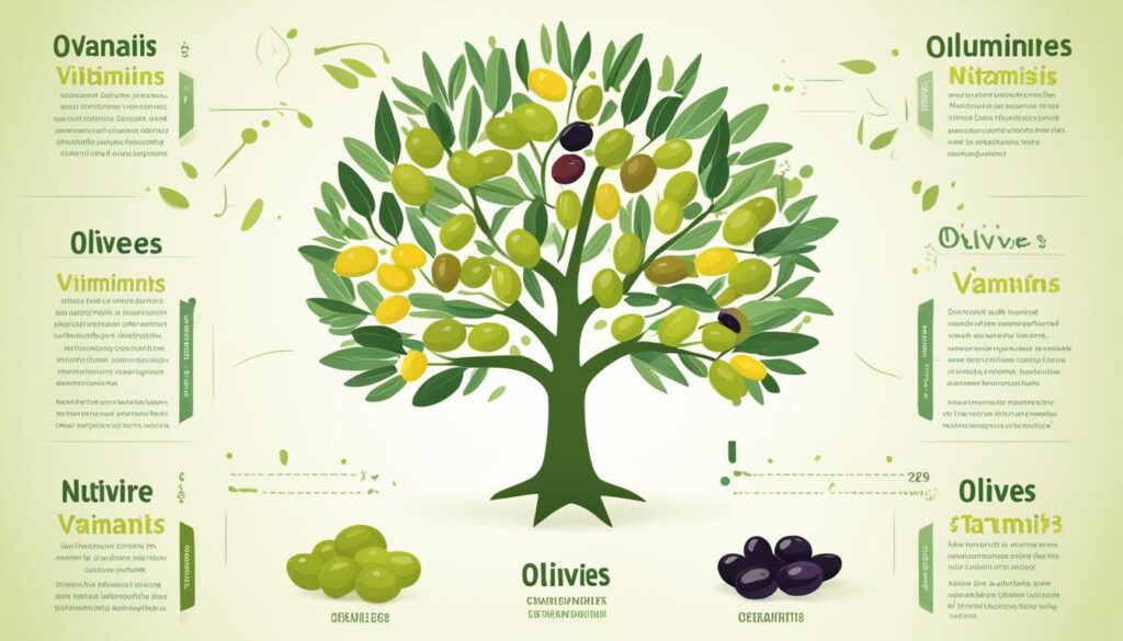 nutritional content of olives