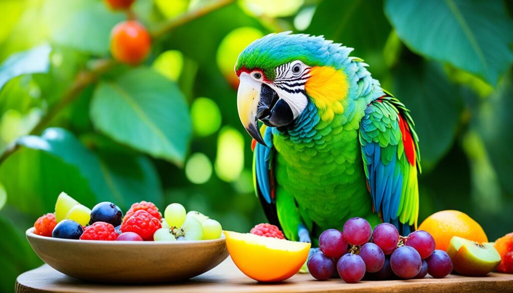 parrot diet