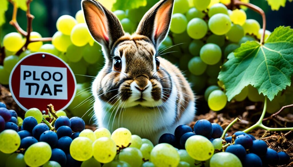 risks of feeding grapes to rabbits