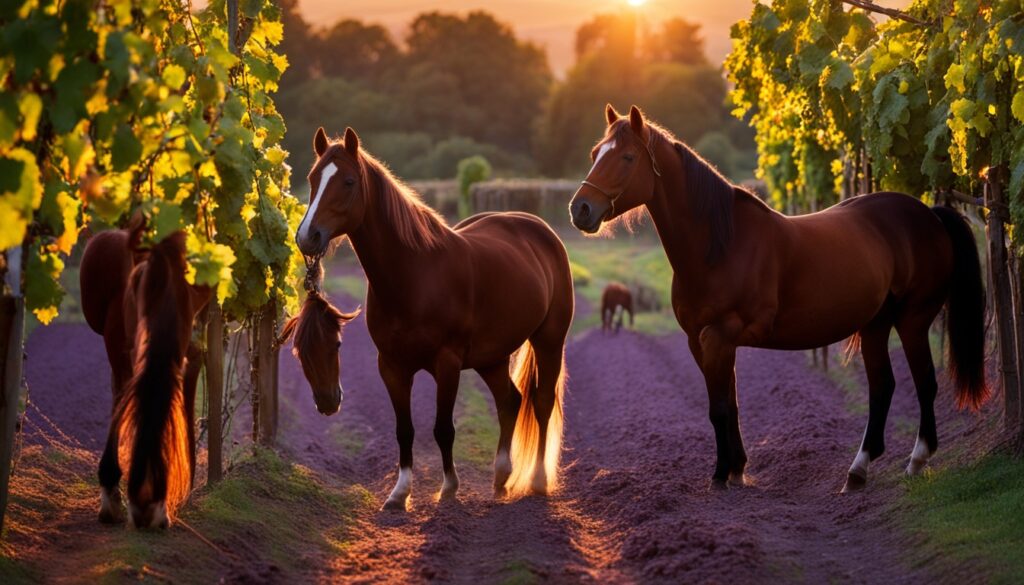 Grapes for horses