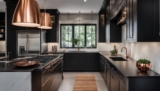 Elevate Your Home with a Black and Copper Kitchen