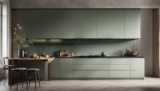 Evergreen Fog Kitchen Cabinets: Chic & Timeless