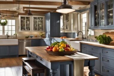 Farmhouse Two Tone Kitchen Cabinets Inspiration