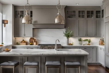 Greige Kitchen Cabinets: Trendy Home Makeover