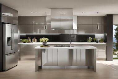 Shiny High Gloss Kitchen Cabinets Styles & Tips