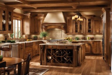 Knotty Alder Kitchen Cabinets: Rustic Charm