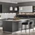 Modern Dark Grey Kitchen Cabinets: Chic & Sleek