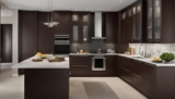 Modern Dark Brown Kitchen Cabinets – Chic Styles