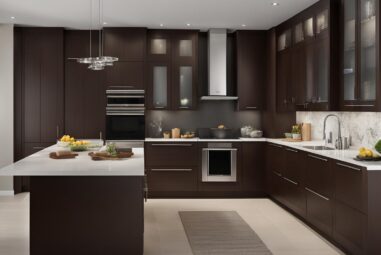 Modern Dark Brown Kitchen Cabinets – Chic Styles