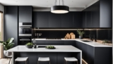 Modern Dark Grey Kitchen Cabinets: Chic & Sleek