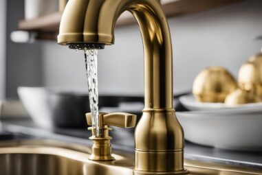 Unlacquered Brass Kitchen Faucet: Timeless Elegance